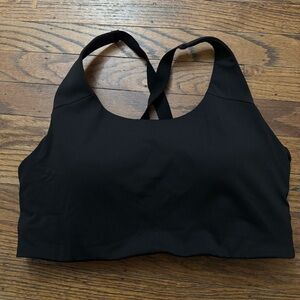 Patagonia Shadowlite High-Impact Adjustable Sports Bra Black L EUC